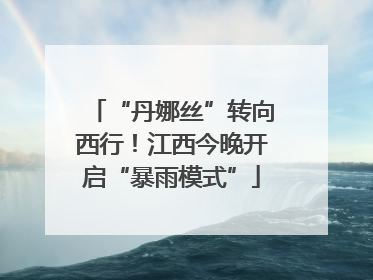 “丹娜丝”转向西行！江西今晚开启“暴雨模式”