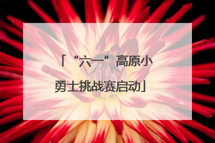 “六一”高原小勇士挑战赛启动