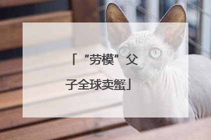 “劳模”父子全球卖蟹