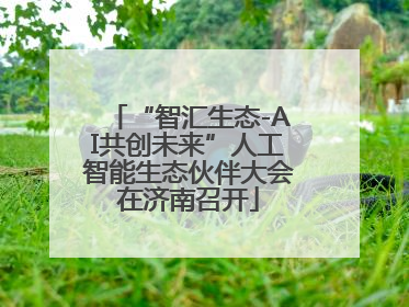 “智汇生态-AI共创未来”人工智能生态伙伴大会在济南召开