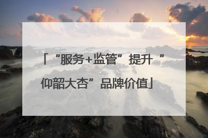 “服务+监管”提升“仰韶大杏”品牌价值