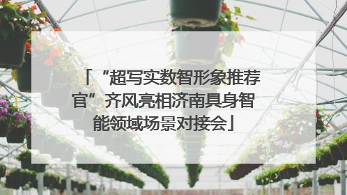 “超写实数智形象推荐官”齐风亮相济南具身智能领域场景对接会