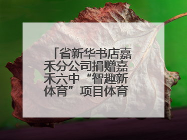 省新华书店嘉禾分公司捐赠嘉禾六中“智趣新体育”项目体育用品仪式举行