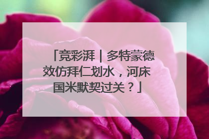 竞彩湃｜多特蒙德效仿拜仁划水，河床国米默契过关？