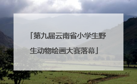 第九届云南省小学生野生动物绘画大赛落幕