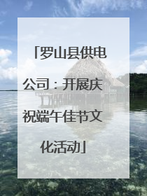 罗山县供电公司：开展庆祝端午佳节文化活动