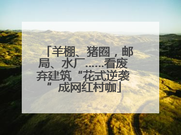 羊棚、猪圈，邮局、水厂……看废弃建筑“花式逆袭”成网红村咖