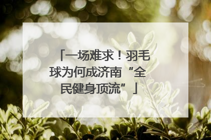 一场难求！羽毛球为何成济南“全民健身顶流”