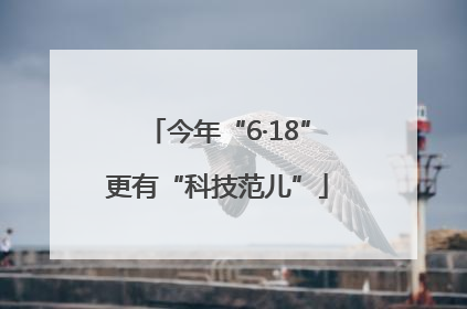 今年“6·18”更有“科技范儿”