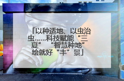 以种适地、以虫治虫……科技赋能“三夏” “智慧种地”绘就好“丰”景