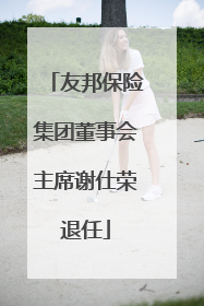 友邦保险集团董事会主席谢仕荣退任
