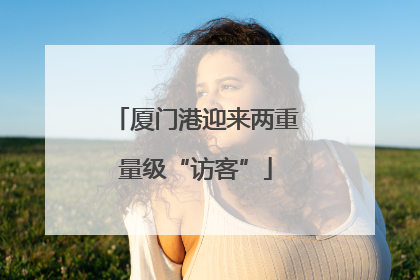 厦门港迎来两重量级“访客”