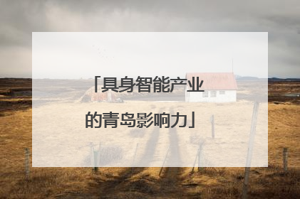 具身智能产业的青岛影响力