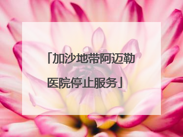 加沙地带阿迈勒医院停止服务
