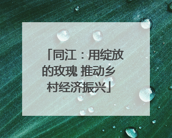 同江：用绽放的玫瑰 推动乡村经济振兴