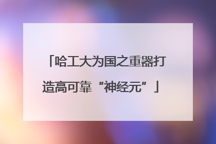哈工大为国之重器打造高可靠“神经元”