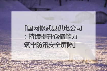 国网修武县供电公司：持续提升仓储能力 筑牢防汛安全屏障
