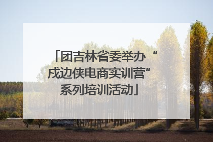 团吉林省委举办“戍边侠电商实训营”系列培训活动