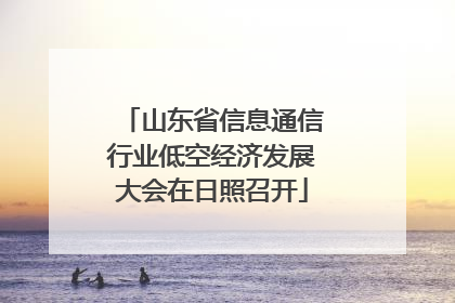 山东省信息通信行业低空经济发展大会在日照召开