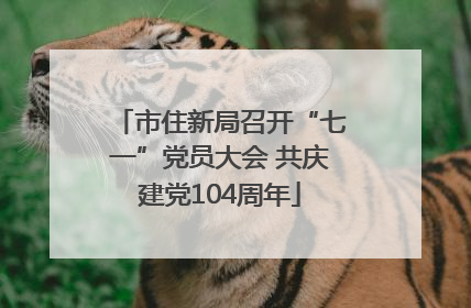 市住新局召开“七一”党员大会 共庆建党104周年