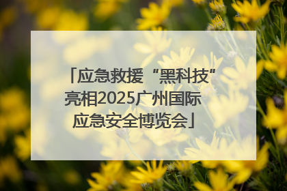 应急救援“黑科技”亮相2025广州国际应急安全博览会
