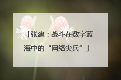 张建：战斗在数字蓝海中的“网络尖兵”