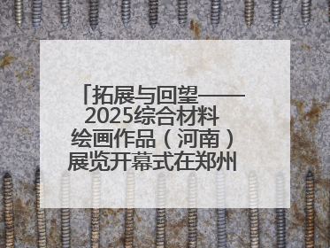 拓展与回望——2025综合材料绘画作品（河南）展览开幕式在郑州美术馆举办