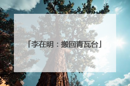 李在明：搬回青瓦台