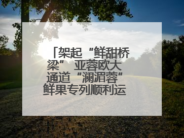 架起“鲜甜桥梁” 亚蓉欧大通道“澜湄蓉”鲜果专列顺利运抵成都青白江