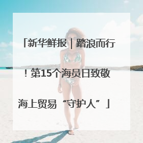 新华鲜报｜踏浪而行！第15个海员日致敬海上贸易“守护人”