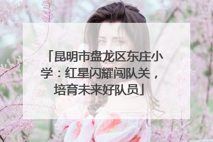 昆明市盘龙区东庄小学：红星闪耀闯队关，培育未来好队员