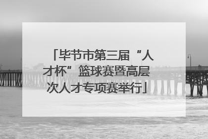 毕节市第三届“人才杯”篮球赛暨高层次人才专项赛举行