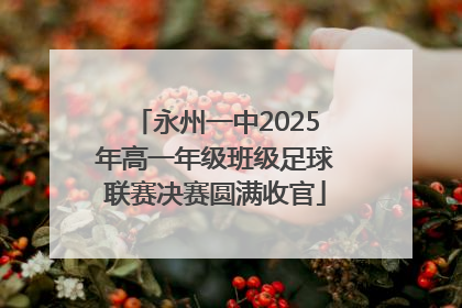 永州一中2025年高一年级班级足球联赛决赛圆满收官