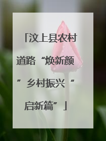 汶上县农村道路“焕新颜”乡村振兴“启新篇”