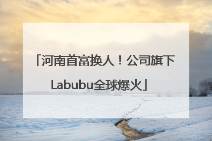 河南首富换人！公司旗下Labubu全球爆火