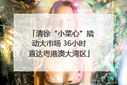 清徐“小菜心”撬动大市场 36小时直达粤港澳大湾区