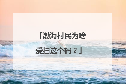 渤海村民为啥爱扫这个码？