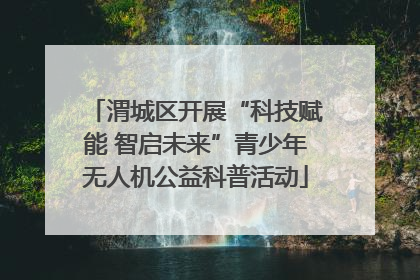 渭城区开展“科技赋能 智启未来”青少年无人机公益科普活动