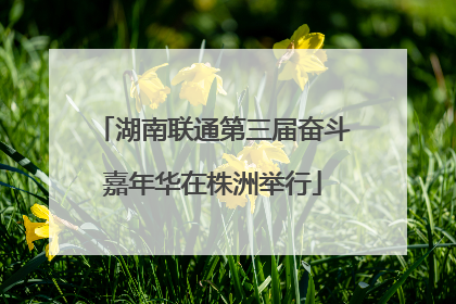 湖南联通第三届奋斗嘉年华在株洲举行