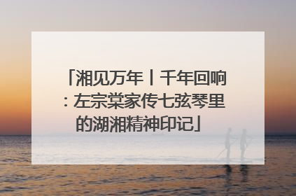 湘见万年丨千年回响：左宗棠家传七弦琴里的湖湘精神印记