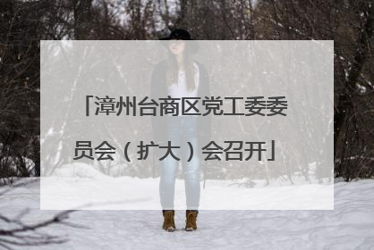 漳州台商区党工委委员会（扩大）会召开
