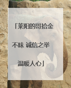 莱阳的哥拾金不昧 诚信之举温暖人心