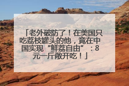 老外破防了！在美国只吃荔枝罐头的他，竟在中国实现“鲜荔自由”：8元一斤敞开吃！