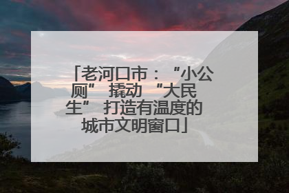 老河口市：“小公厕” 撬动 “大民生” 打造有温度的城市文明窗口