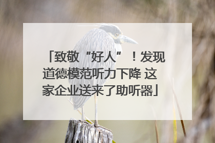 致敬“好人”！发现道德模范听力下降 这家企业送来了助听器