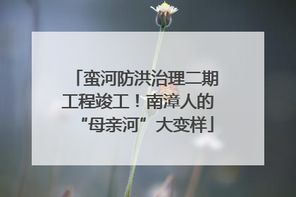 蛮河防洪治理二期工程竣工！南漳人的“母亲河”大变样