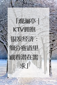 观澜亭｜KTV拥抱银发经济：细分赛道里藏着潜在需求
