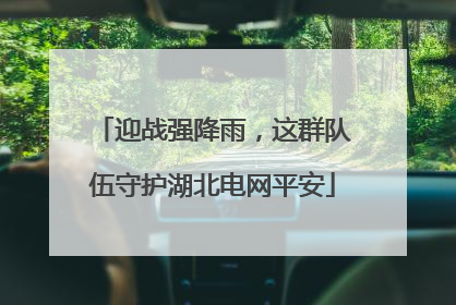 迎战强降雨，这群队伍守护湖北电网平安