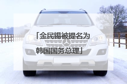 金民锡被提名为韩国国务总理
