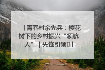 青春村余先兵：樱花树下的乡村振兴“领航人”｜先锋引领⑪